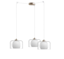 Подвесная люстра 33 Идеи PND.114.03.07.002.NI-S.28.TR-S.02.WH