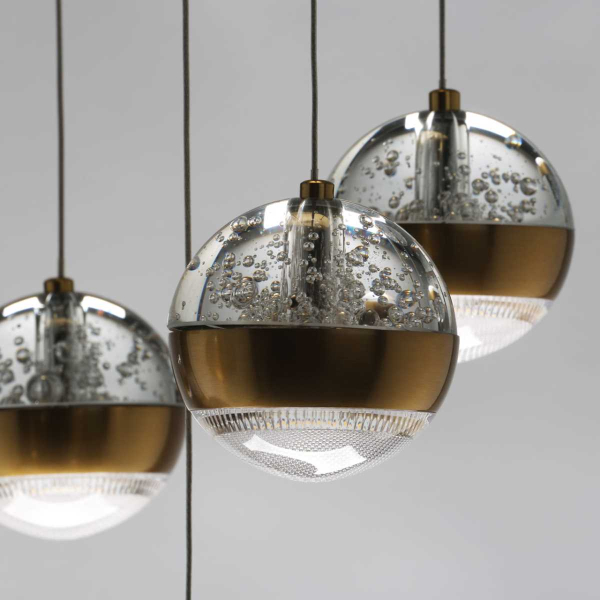 Подвесная светодиодная люстра De Markt Капелия 730010915