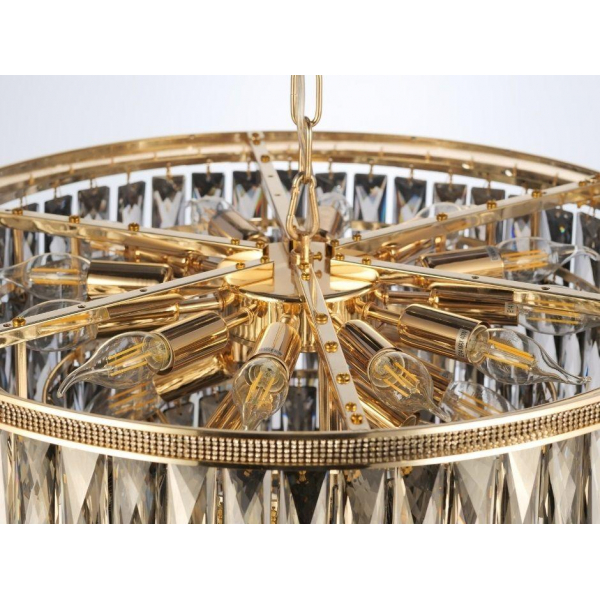 Подвесная люстра Lumina Deco Chici LDP 6002-600 GD+GY Подвесная люстра Lumina Deco Chici LDP 6002-600 GD+GY