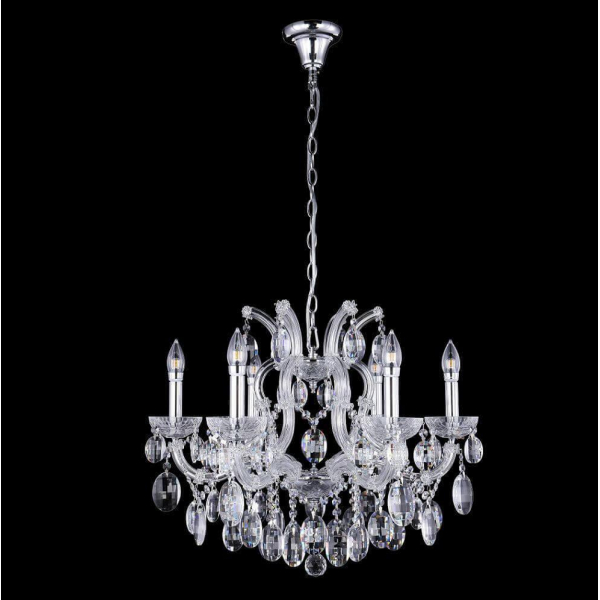 Подвесная люстра Crystal Lux Hollywood SP6 Chrome Подвесная люстра Crystal Lux Hollywood SP6 Chrome