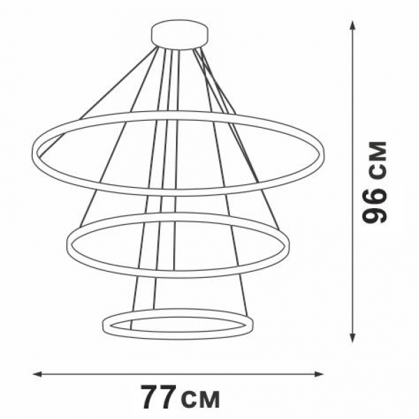 Подвесная люстра Vitaluce V04600-03/3S Подвесная люстра Vitaluce V04600-03/3S