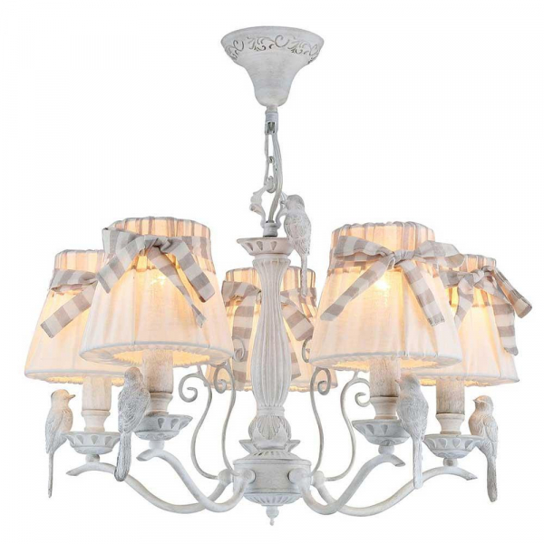 Подвесная люстра Maytoni Bird ARM013-05-W Подвесная люстра Maytoni Bird ARM013-05-W