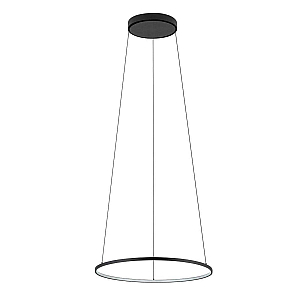 Подвесная люстра Nowodvorski Circolo Led S Black 10863