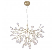 Подвесная люстра Crystal Lux Evita SP63 Gold/Transparent