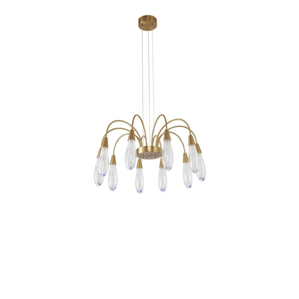 Люстра подвесная Alfa Light F4224-05 D600*H1100MM L10 lights