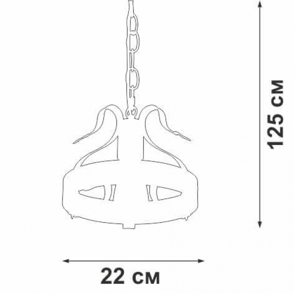 Подвесной светильник Vitaluce V1350-7/1 Подвесной светильник Vitaluce V1350-7/1