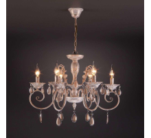 Подвесная люстра Eurosvet 10009/6 золото с белым