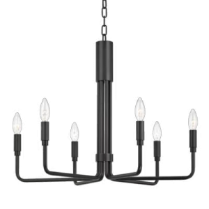 Люстра подвесная Alfa Light F1124-12 D750*H790 BK