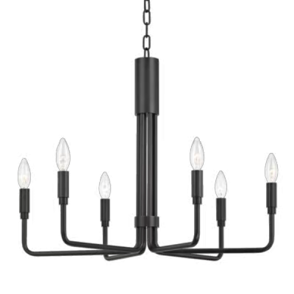 Люстра подвесная Alfa Light F1124-12 D750*H790 BK