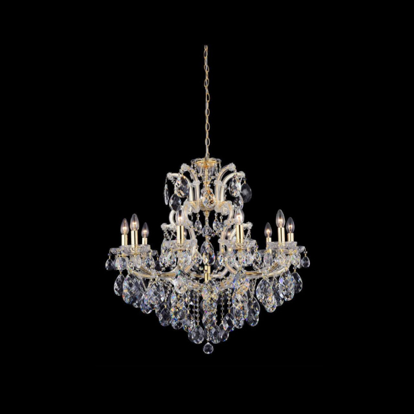 Подвесная люстра Crystal Lux Isabel SP11 Gold/Transparent Подвесная люстра Crystal Lux Isabel SP11 Gold/Transparent