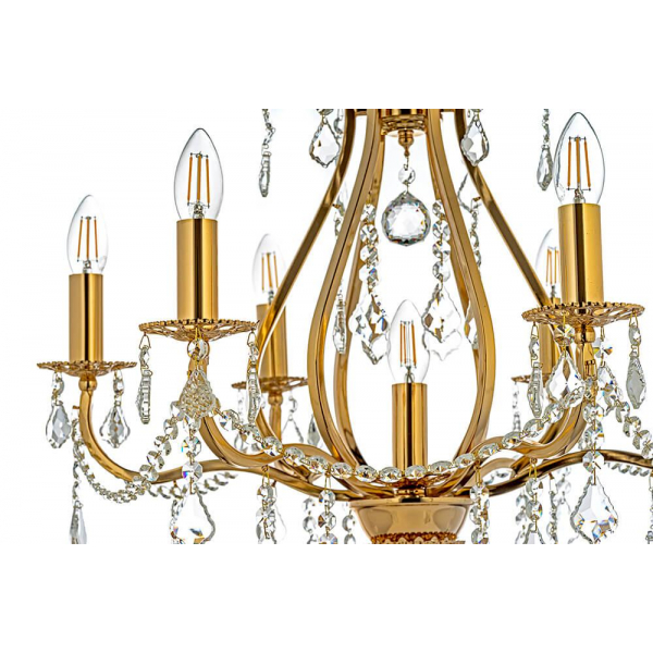 Подвесная люстра Arti Lampadari Ercolano E 1.1.6.602 G Подвесная люстра Arti Lampadari Ercolano E 1.1.6.602 G