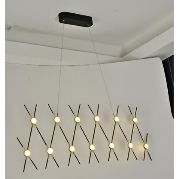 Люстра подвесная Alfa Light F3024-02 BLACK