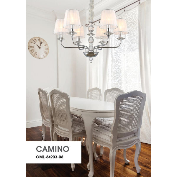 Подвесная люстра Omnilux Camino OML-84903-06 Подвесная люстра Omnilux Camino OML-84903-06