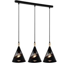 Люстра Reluce 03250-3.9-03 BK+WOOD