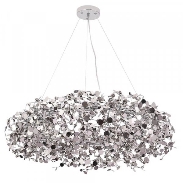 Подвесная люстра Crystal Lux GARDEN SP16 D800 CHROME Подвесная люстра Crystal Lux GARDEN SP16 D800 CHROME