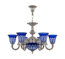 Подвесная люстра Bohemia Ivele 72203P/6/175 Ni P2 U Clear-Blue/H-1I