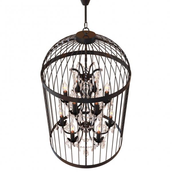Подвесная люстра Loft IT Vintage Birdcage Loft1891/12 Подвесная люстра Loft IT Vintage Birdcage Loft1891/12