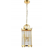 Подвесная люстра Crystal Lux Tadeo SP4 D200 Gold/Transparente