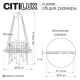 Люстра хрустальная с пультом Citilux ETERA CL322060