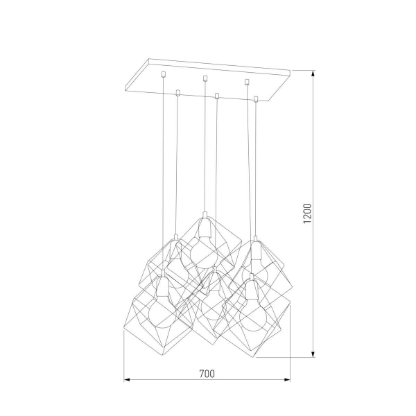 Подвесной светильник TK Lighting 191 Alambre Подвесной светильник TK Lighting 191 Alambre