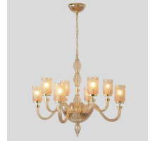 Подвесная люстра Crystal Lux SILVESTRO SP8 AMBER
