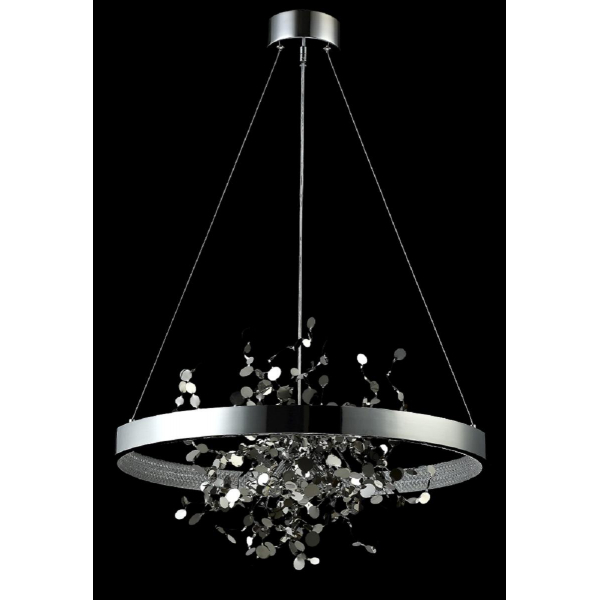 Подвесная люстра Crystal Lux GARDEN SPLED+3 D600 CHROME Подвесная люстра Crystal Lux GARDEN SPLED+3 D600 CHROME