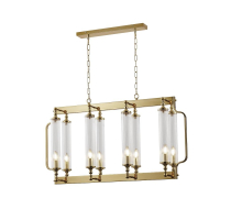 Подвесная люстра Crystal Lux TOMAS SP8 L1000 BRASS
