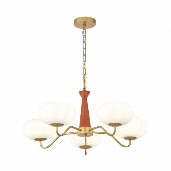 Подвесная люстра Arte Milano Napoli 310166/D680/5 BS/WD Подвесная люстра Arte Milano Napoli 310166/D680/5 BS/WD