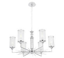 Подвесная люстра Crystal Lux Gloria SP6 Chrome
