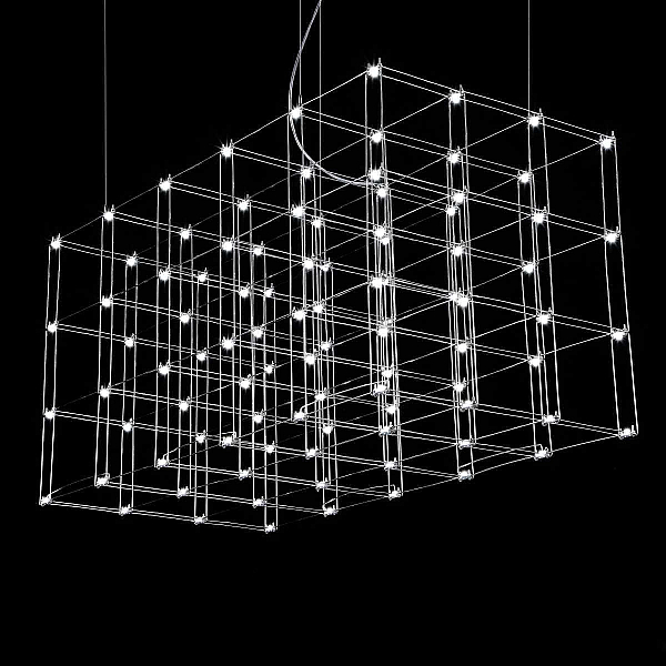 Подвесная люстра Imperium Loft Quasar Cosmos Square Led Pendant Light 120/60/60 144369-22