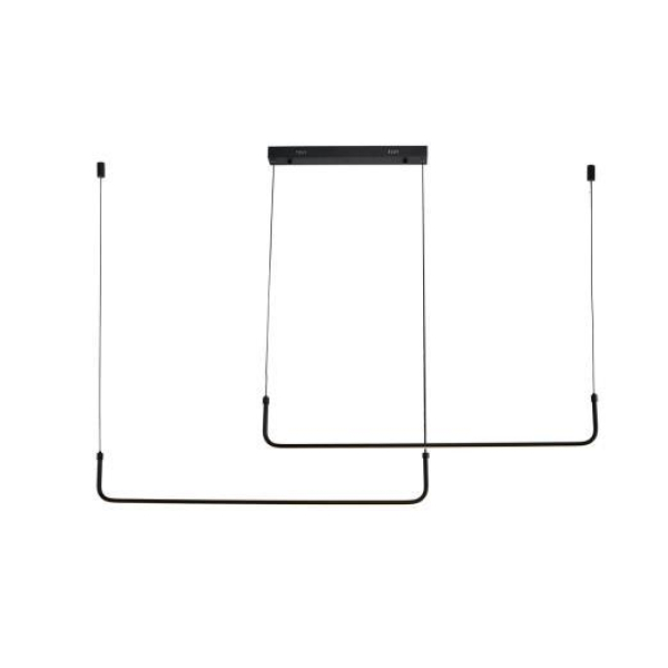 Люстра подвесная Alfa Light F3924-58 black 20W 120*6*H1 20