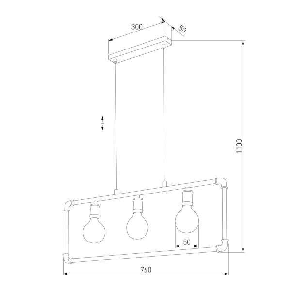 Подвесная люстра TK Lighting 4146 Hydria Подвесная люстра TK Lighting 4146 Hydria