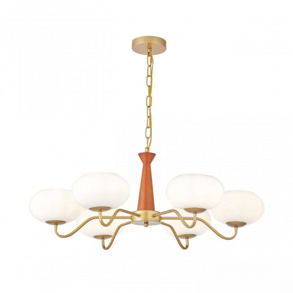 Подвесная люстра Arte Milano Napoli 310166/D780/6 BS/WD Подвесная люстра Arte Milano Napoli 310166/D780/6 BS/WD