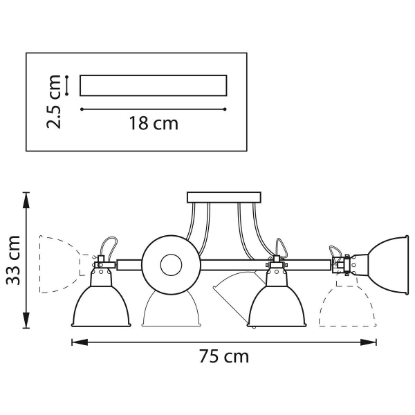 Потолочная люстра Lightstar Acrobata 761067 Потолочная люстра Lightstar Acrobata 761067