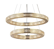 Вертикальная композиция Newport 8560 из двух колец золото №168 S8560_168G