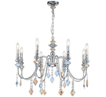 Подвесная люстра Lucia Tucci Maya 4450.8 Chrome