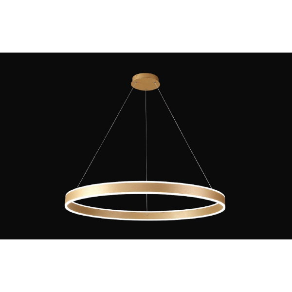 Подвесная люстра Crystal Lux MUCHOS SP88W LED D1000 GOLD Подвесная люстра Crystal Lux MUCHOS SP88W LED D1000 GOLD