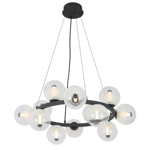 Люстра подвесная Alfa Light F1824-02 600*600*280+1500mm LED/13W/3000K