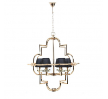 Подвесная люстра Lumina Deco Baltimore LDP 8020-6 GD+BK