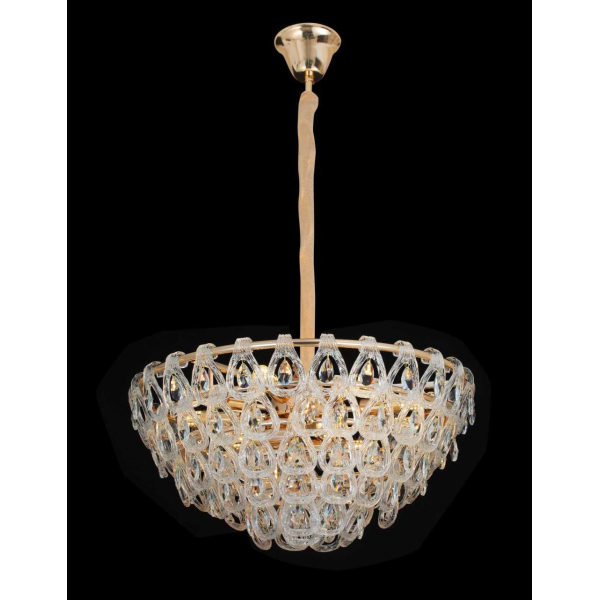 Люстра подвесная Alfa Light F4024-39 500mm SDG E14x9