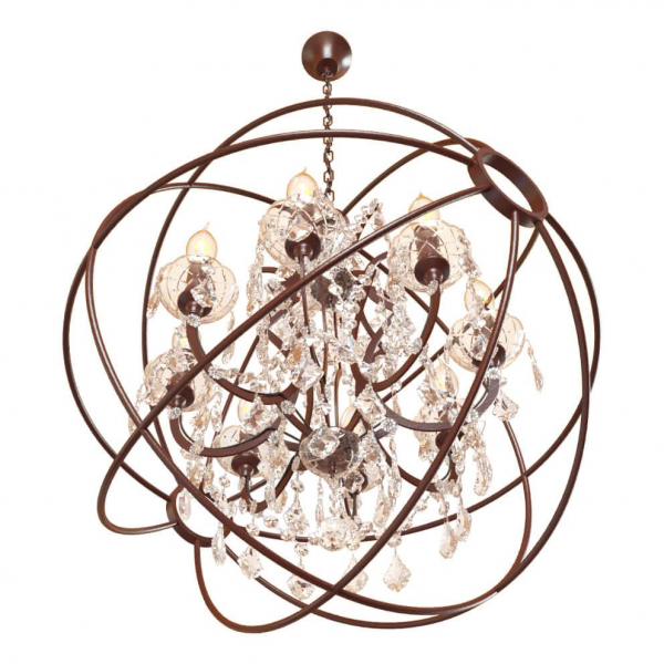 Подвесная люстра Loft IT Foucaults Orb Crystal Loft1897/8 Подвесная люстра Loft IT Foucaults Orb Crystal Loft1897/8