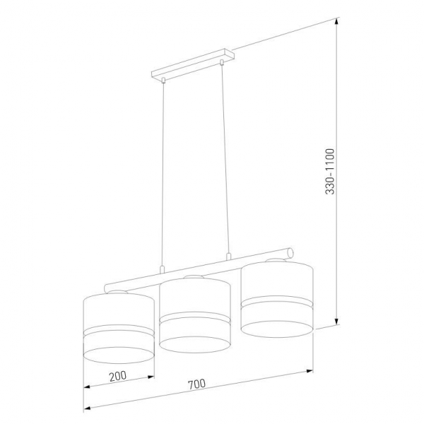 Подвесная люстра TK Lighting 6694 Paglia Подвесная люстра TK Lighting 6694 Paglia