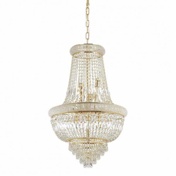 Подвесная люстра Ideal Lux Dubai SP10 Ottone 207216 Подвесная люстра Ideal Lux Dubai SP10 Ottone 207216