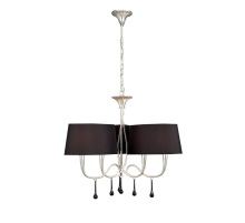 Подвесная люстра Mantra Paola Painted Silver 3530