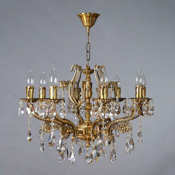 Подвесная люстра Ambiente Ferro 8828/8 AB Tear Drop Подвесная люстра Ambiente Ferro 8828/8 AB Tear Drop