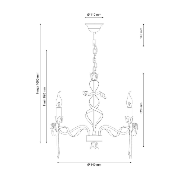 Подвесная люстра Lucia Tucci Angelo 147.5 Ivory Подвесная люстра Lucia Tucci Angelo 147.5 Ivory