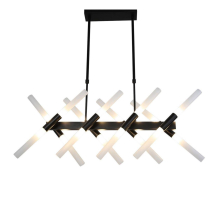 Подвесная люстра Lumina Deco Alford LDP 6036-16 BK