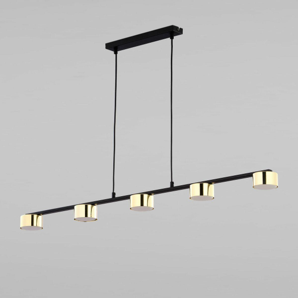 Подвесная люстра TK Lighting 6092 Dallas Gold Black Подвесная люстра TK Lighting 6092 Dallas Gold Black