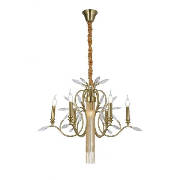 Люстра подвесная Alfa Light F1124-25 D640*H630 COPEER Люстра подвесная Alfa Light F1124-25 D640*H630 COPEER