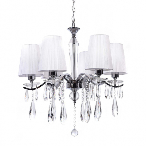 Подвесная люстра Lumina Deco Alessia LDP 1726-6 CHR Подвесная люстра Lumina Deco Alessia LDP 1726-6 CHR